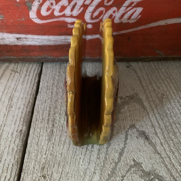 Vintage Stoneware, Turkey Napkin Holder - Picture 3 of 7